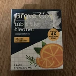 Grove Co. Tub & Tile Cleaner Concentrate Orange Rosemary. Fixed Price $6.60.