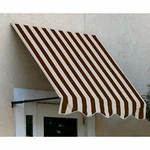 Awntech 6' Dallas Retro Store Business Commercial Window Entry Awning Brown Tan. Fixed Price $225.00.