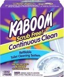 Kaboom Scrub Free! Toilet Bowl Cleaner System With 2 Refills. Fixed Price $21.06.