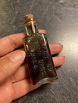 Wow! Rare Unique Antique Unopened Sample Size Furniture Polish Glass Bottle. Fixed Price $25.00.