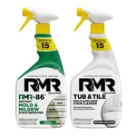 Mold & Mildew Stain Remover Kit No-scrub Cleaner For Bathroom, Shower, Deck, 2. Fixed Price $53.99.