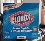 Clorox 2 Stain Fighter And Color Booster Detergent, 1.89 Lb Box Original Scent. Fixed Price $19.96.