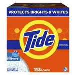 Tide Powder Laundry Detergent, Original Scent, 129 Oz, 113 Loads. Fixed Price $29.93.