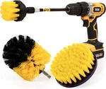 Drill Brushe Cleaning Extended Long Attachment Set 4 Pack Power Scrubber. Fixed Price $12.39.