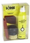 New Lodge A-CAREC1 4PC Cast Iron Kit W/ 6 Oz Seasoning Spray, Pan Scraper. Fixed Price $20.49.