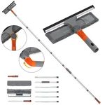Bestnifly 103'' Long Handle Window Cleaning Squeegee Telescopic Washer Scrubber. Fixed Price $30.39.