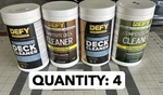 4-PACK Defy 2.25 Lb. Composite Cleaner Concentrate Decking Stain Remover. Fixed Price $74.06.