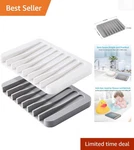 Self-draining Silicone Soap Dish For Prolonged Life Gray/white. Fixed Price $7.14.