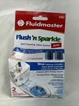 Fluidmaster Flush 'n Sparkle Automatic Toilet Bowl Cleaning 2 Refill Cartridges. Fixed Price $10.99.
