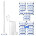Disposable Toilet Bowl Brush With 40 Toilte Wand Refills Cleaner. Fixed Price $33.79.