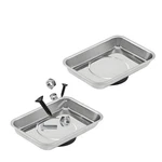 Pcs Magnetic Parts Tray Set, Stainless Steel 3.6" 2.5" Square Tool.... Fixed Price $14.59.