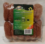 2014 12 Pack Copper Coated Scourers By Scrubit" Used For Dishes Pots Pans New. Fixed Price $9.47.