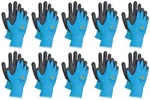 3M Nitrile Rubber Coated Nylon Work Gloves, Thin, Washable Bulk 10 Pack Blue. Fixed Price $33.23.