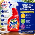 Zout Laundry Stain Remover Spray, Triple Enzyme Formula, 22 Oz, 1 Pack. Fixed Price $13.55.