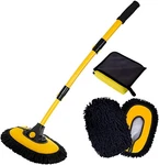 Bmlei Car Wash Brush With Long Handle, Microfiber Towels Kit Cleanin.... Fixed Price $48.05.