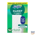 Swiffer Sweep + Mop, Dry Pads Refill, Floor Cleaner, Cleaning Cloths - 52CT. Fixed Price $19.14.