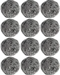 12PCS Steel Wool Scrubber Pads For Cleaning Dishes, Pans, Pots, Ovens, Grills.... Fixed Price $18.25.