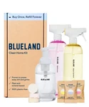 Blueland Clean Home Kit: 3 Reusable Bottles, Multi-surface, Bathroom, Hand Soap. Fixed Price $64.01.