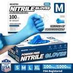 4 Mil Blue Nitrile Gloves Powder Free Latex Cooking Clean Disposable. Fixed Price $9.68.
