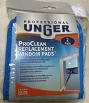 Unger Professional Proclean Window Cleaning Replacement Pads 2 Pack Lifetime War. Fixed Price $8.27.