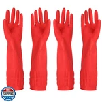 Yslon Rubber Cleaning Gloves Kitchen Dishwashing 2-PAIRS And. Fixed Price $20.00.
