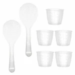 5 Pack Plastic Rice Measuring Cups 160ML 3/4 Multipurpose With 2 Ric.... Fixed Price $21.07.