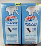 Lot 2 Windex Dissolve Concentrated Pod Glass Cleaner Starter Kit Reusable Bottle. Fixed Price $18.99.