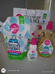 Dapple Baby Bottle & Dish Soap Combo Pack Fragrance Free Cleaner Set. Fixed Price $21.05.