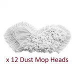 12 Pk- Rubbermaid Commercial K15300WH00 Kut-a-way Dust Mop Head White 24 New. Fixed Price $49.99.