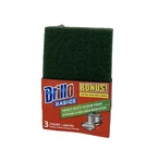Brillo Heavy Duty Premium Scour Pads For Pots And Pans, Tough On Grease, 3 Count. Fixed Price $11.99.