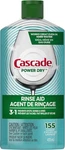 Cascade Power Dry Dishwasher Rinse Aid, 16 Fl Oz. Fixed Price $13.18.