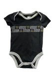 Baby Guess Black Short-sleeve Bodysuit 0-3M Cotton/poly Blend #7449. Fixed Price $15.00.