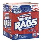 Sellars 58202 1-PLY 9.8 12 Toolbox Rags White (6/CARTON) New. Fixed Price $81.91.