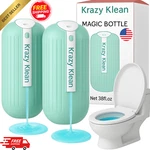 2PCS Krazy Klean Toilet Cleaner, 180 Days Of Supply, Deep Cleaning, Fresh. Fixed Price $25.99.