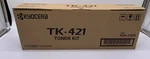 Genuine Kyocera Mita TK-421 (370AR011) Toner Cartridge, Black 15K Yield, Oem. Fixed Price $20.00.