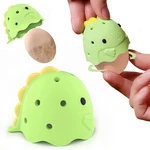 Mosophy Silicone Washer - Cute Dinosaur Cleaner For Fresh Eggs, Green. Fixed Price $9.04.