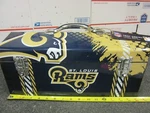 St. Louis Rams Tool Box Sainty Art Works Team Design Metal Nfl Football W/ Tray. Fixed Price $37.99.