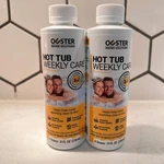 Ouster Hot Tub Weekly Care 3-IN-1 Cleaner 2 Bottles 8 Doses 16 Oz Clarify. Fixed Price $27.00.