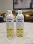 Cleancult Dish Soap, Refillable Aluminum Bottle, Lemon Verbena, 16 Fluid Oz 2 Pk. Fixed Price $22.99.