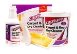 Capture Cleaner Kit 40 Oz Stain Remover Deodorizer Safe For All Carpets. Fixed Price $55.59.
