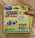 New Fresh -n- Clean Drain Odor Sticks Lemon Scent 2-PACK 48 Total. Fixed Price $5.50.