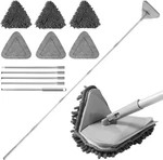 Boomjoy Wall Cleaner Mop With 82 Inches Long Handle, Baseboard Tool Dust. Fixed Price $61.16.