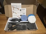 Leebein YMG-818 Electric Spin Scrubber,cleaning Brush W/ 7 Replaceable Heads. Fixed Price $45.00.