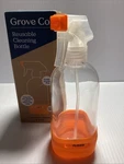Grove Co Reusable Cleaning Glass Spray Bottle - Sparkling Orange 16 Fl Oz Nib. Fixed Price $9.99.