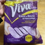 Nip Sealed Viva Rinse & Reuse Ultra Cloths Kleenex Purple 16 Each 32 Total. Fixed Price $5.00.