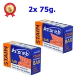 2X Astonish Stain Remover Bar Clothes Carpet Upholstery Pre Laundry Fabric 75G.. Fixed Price $54.97.