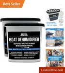 Fragrance-free Moisture Absorber & Charcoal Odor Remover Ideal For Rv/boat. Fixed Price $40.95.