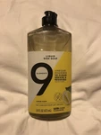 9 Elements Liquid Dish Soap, Lemon Scent, 16 Ounces Vinegar Powered. Fixed Price $14.49.