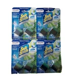 4 Packs Soft Scrub Duo-cubes Tank Automatic Toilet Cleaner Alpine Fresh Blue. Fixed Price $30.00.