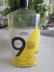 9 Elements Liquid Dish Soap, Lemon Scent, 16 Ounces. Fixed Price $12.99.